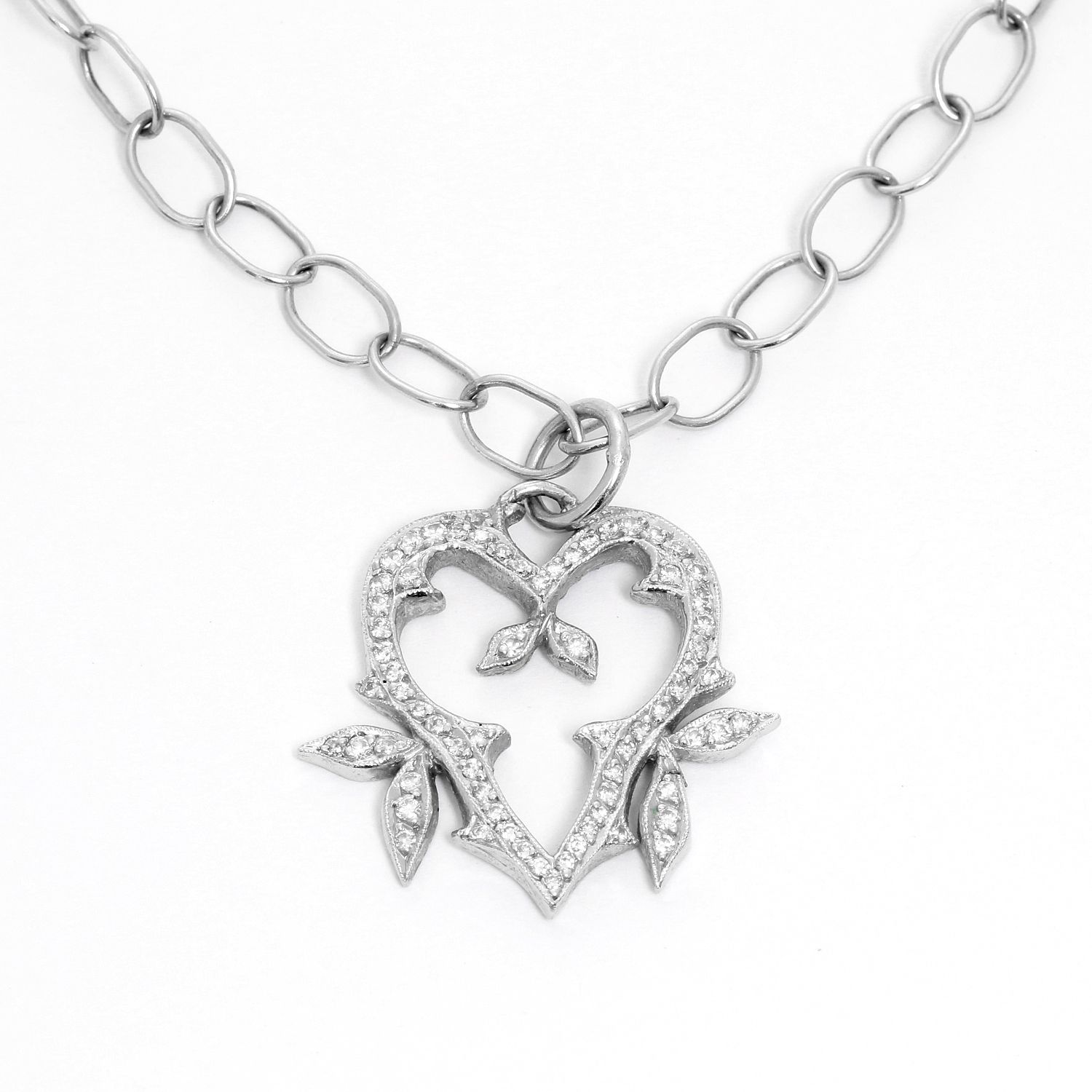 Cathy Waterman Platinum Thorn Heart