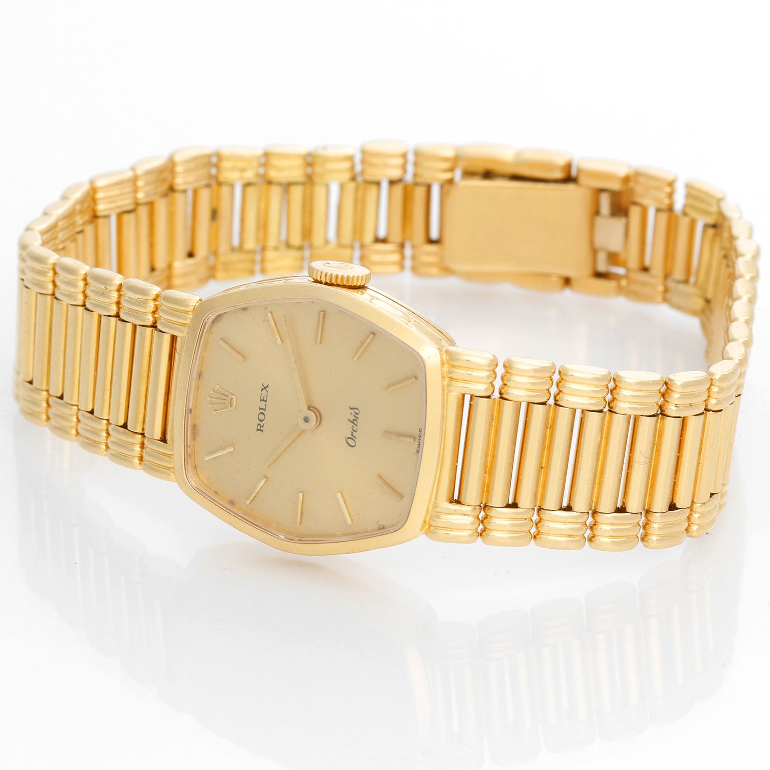 Rolex orchid outlet 18k