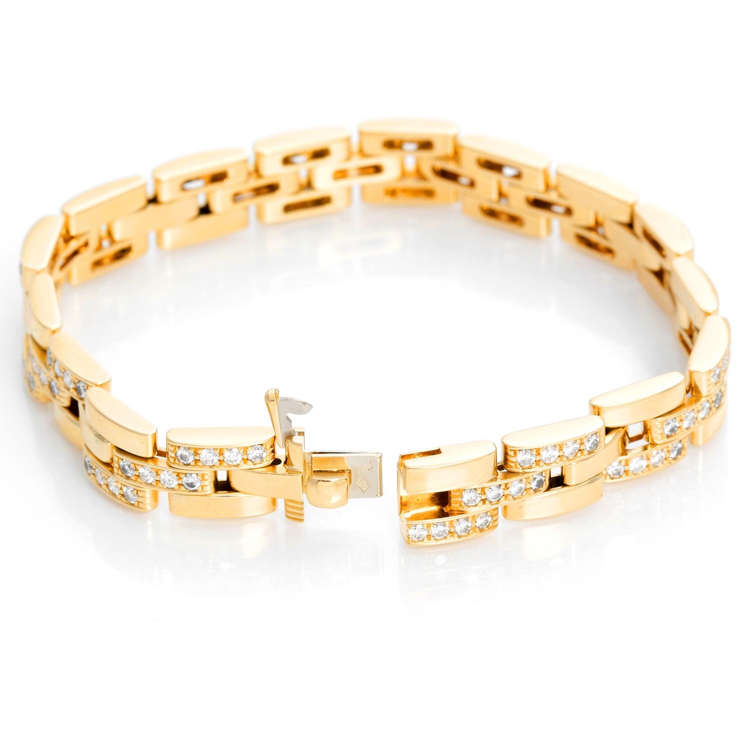 Cartier Maillon Panthere Diamond Link Bracelet