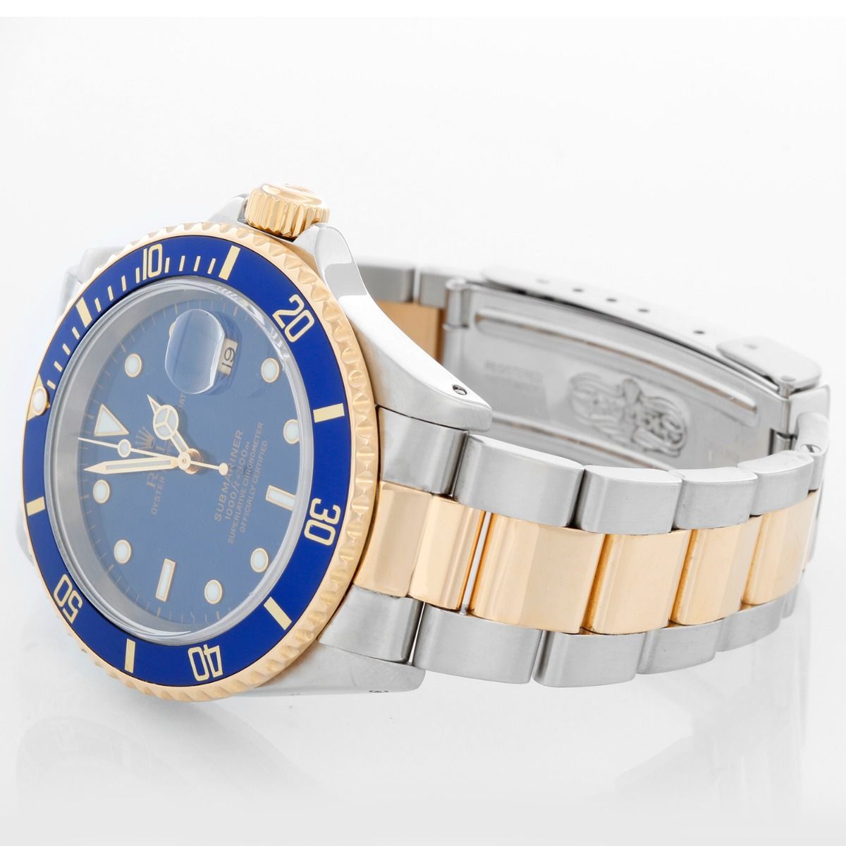 Rolex Submariner 2 Tone Steel Gold Men s Watch 16613