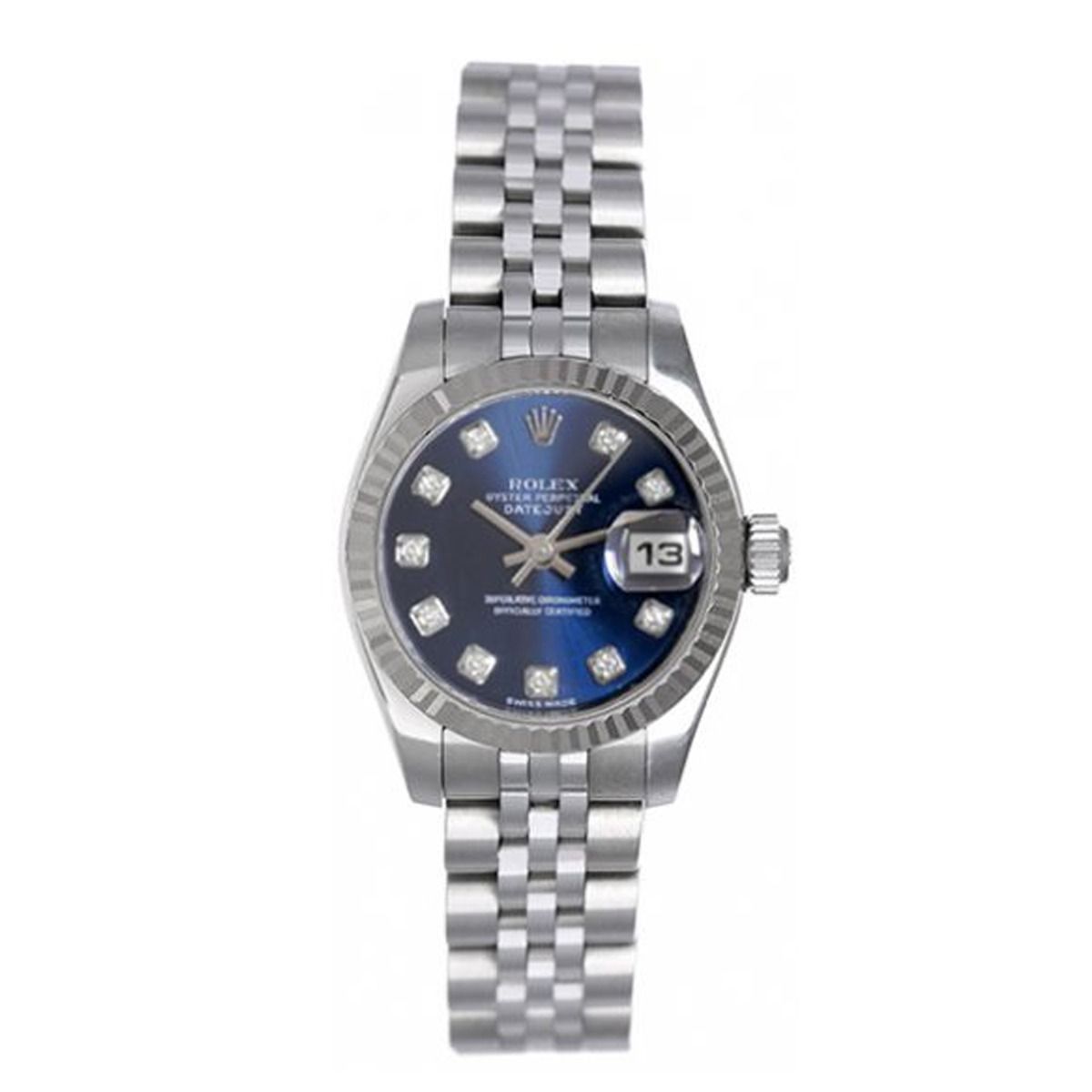 Rolex blue clearance face ladies