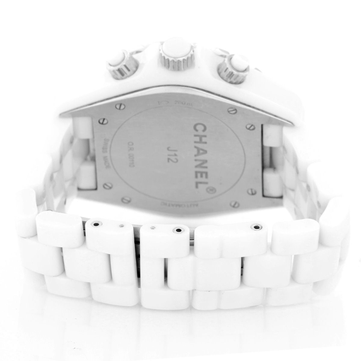 Chanel J12 White Ceramic 41mm Chronograph Watch H1007