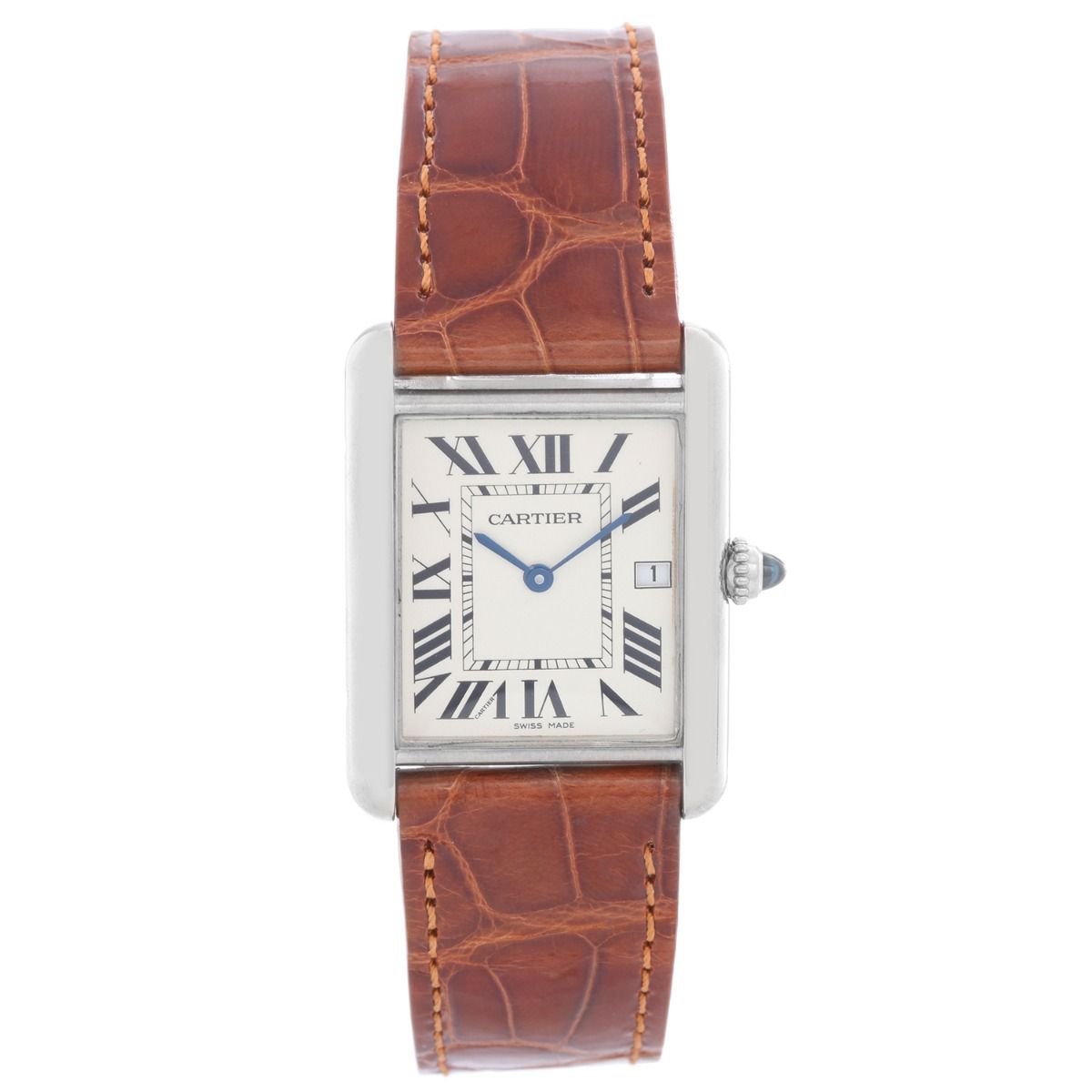 Cartier Tank Louis Men's Platinum Manual Winding Watch