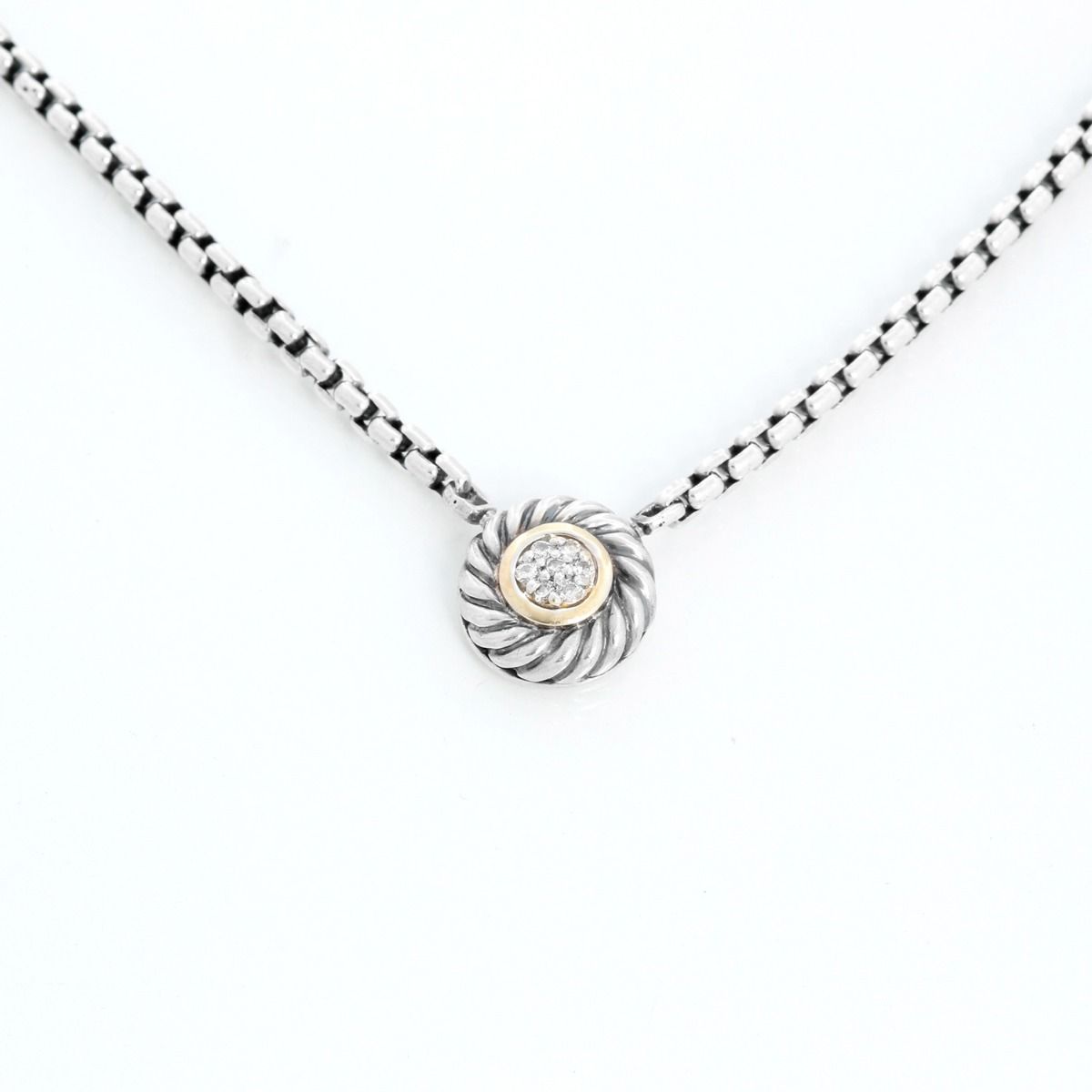 David Yurman Cookie Collection Diamond Necklace