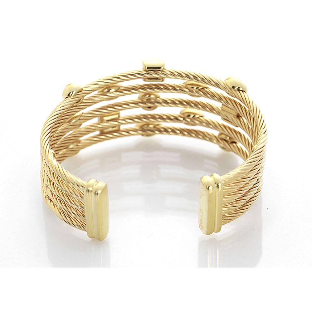 WEARON Gold Bracelet for Women 18K Gold Plated Snake Herringbone Figaro  Cuban Bead Paperclip Cable Box Chain Simple Jewelry, Metal, no gemstone :  Buy Online at Best Price in KSA - Souq