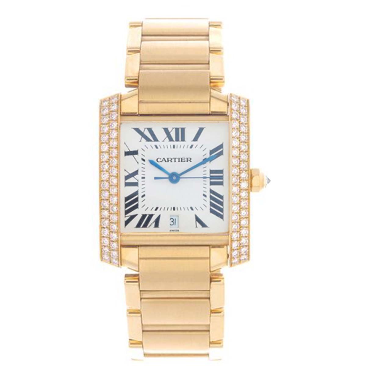 Cartier tank francaise discount 18k