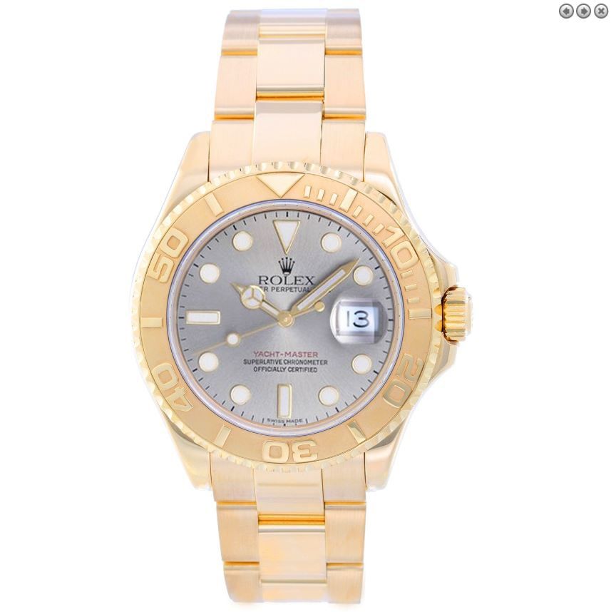 Rolex Yacht Men's Watch 16628 Silver