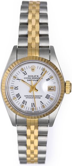 Rolex Ladies Date Stainless Steel & 14k Gold  Watch 6917