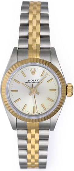 Rolex Ladies Oyster Perpetual 2-Tone Watch 67193