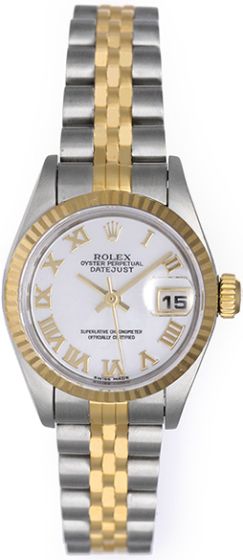 Rolex Datejust 2-Tone Mother of Pearl Roman Dial 79173 