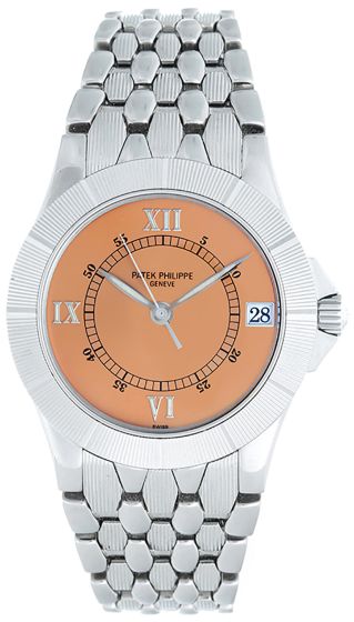 Patek Philippe Neptune Men's Steel Automatic Watch Salmon Dial 5080 / 1