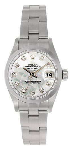 Ladies Rolex Date Watch 79160 Mother of Pearl Diamond Dial