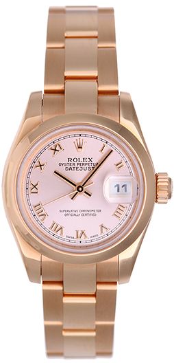 Rolex Ladies President 18k Rose Gold Watch 179165