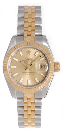 Rolex Datejust Used Steel & Gold Ladies Watch 179173