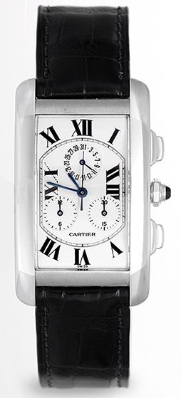 Cartier Tank Americaine  Chronograph Men's Watch W2603356 