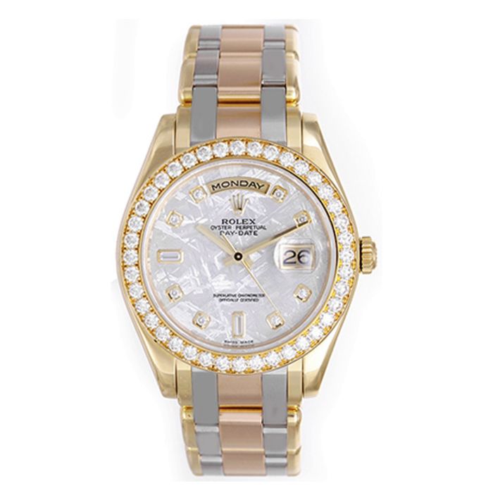 Men s Rolex Tridor Special Edition Masterpiece Watch 18948 Tri