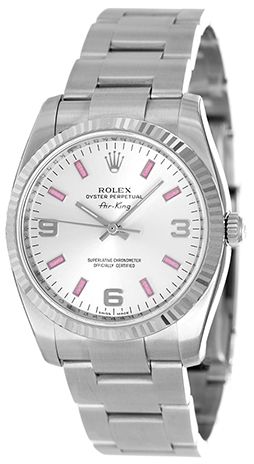 Rolex air king pink outlet