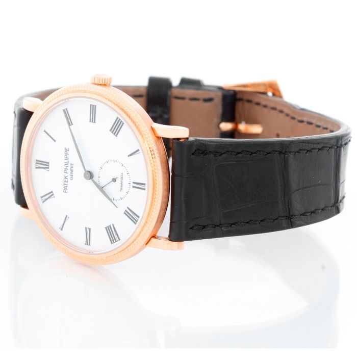 Patek Philippe with Tiffany Co Dial Calatrava 18k Rose Gold Men s 5116R