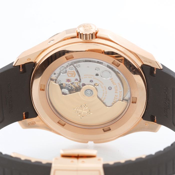 Patek Philippe Aquanaut Travel Time 18K Rose Gold Mens 5164R 5164 R
