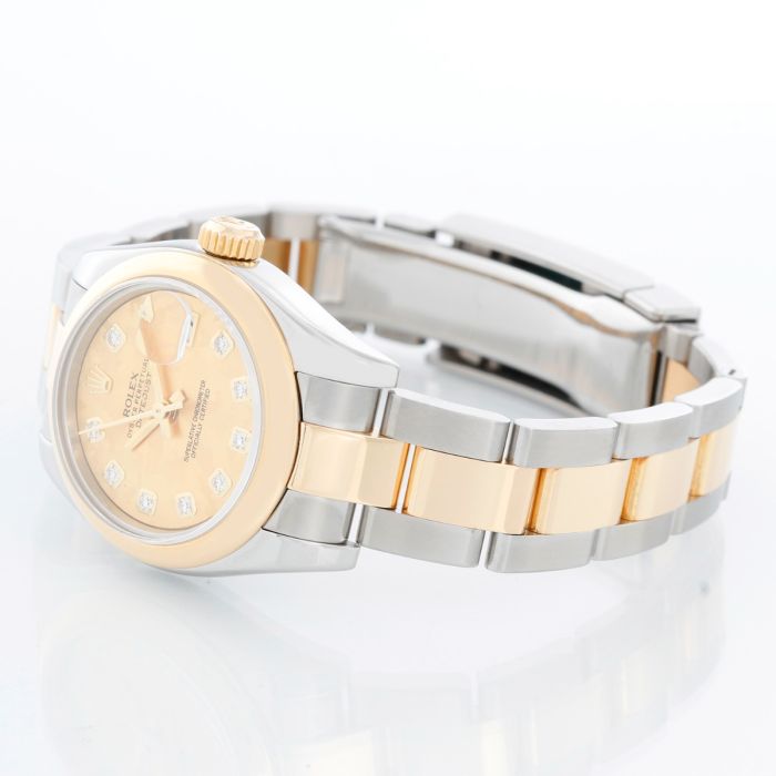 Rolex 2 tone Used Ladies Datejust Watch 179163