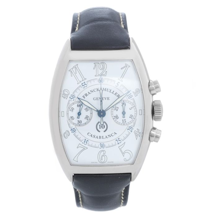 Franck Muller Casablanca 10th Anniversary 18K White Gold Men s Watch Ref 8885