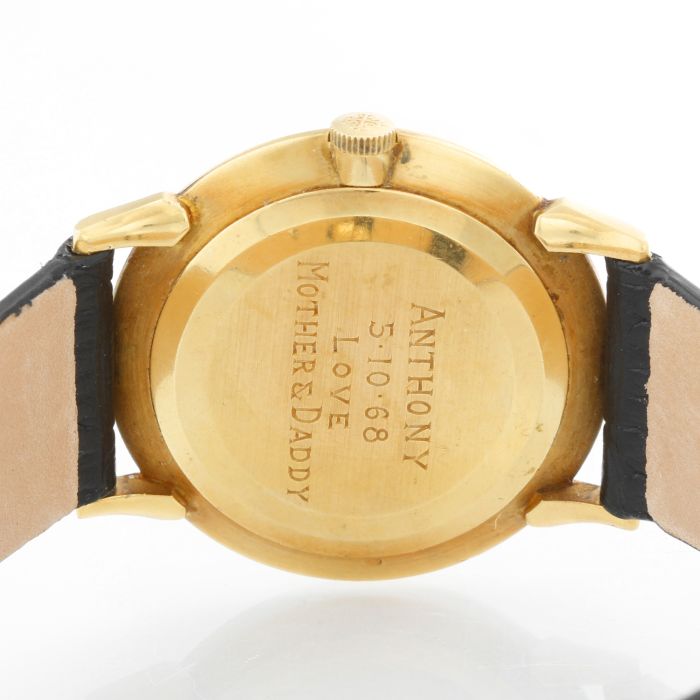 Vintage Patek Philippe Co. for Gubelin 18K Yellow Gold Calatrava 2573 2