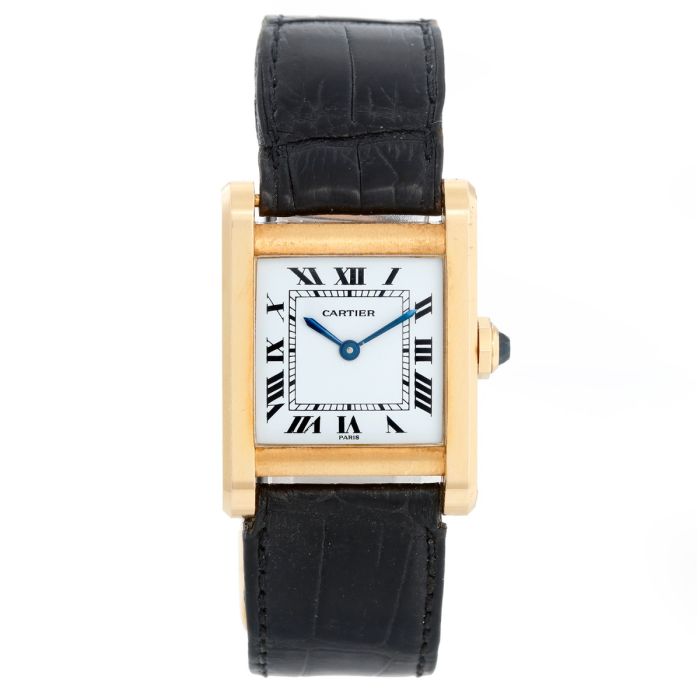 Cartier tank 18k gold best sale