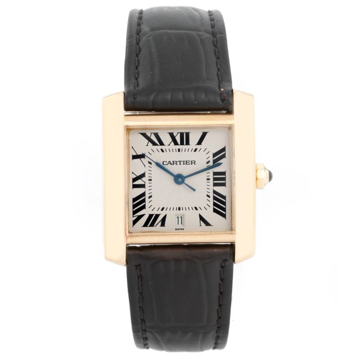 Cartier Tank Francaise 18k Yellow Gold Men s Watch W5000156 1840
