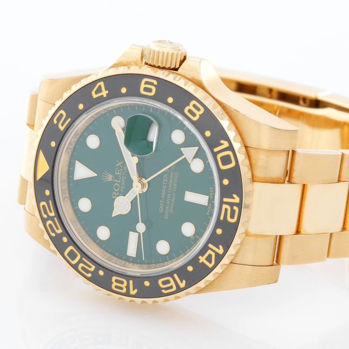 Rolex GMT Master II Anniversary Edition Men s Watch Green Dial 116718