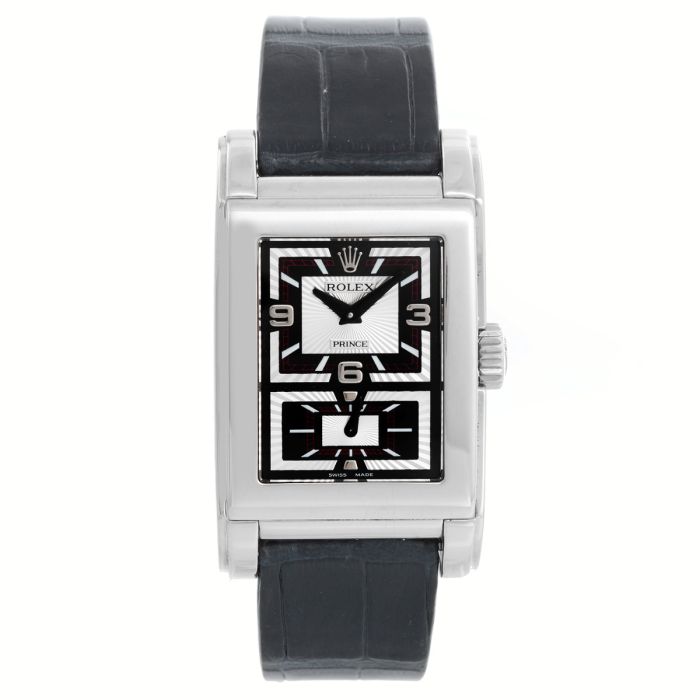 Rolex Cellini Prince 18k White Gold Men s Watch 5443 9