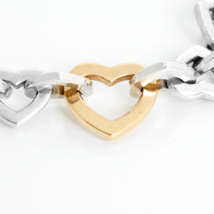 Vintage Tiffany & Co. Heart Link Bracelet Vintage Tiffany & Co. Heart Link Bracelet