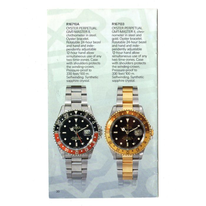 Men's Rolex GMT-Master II Watch 16713 Rootbeer