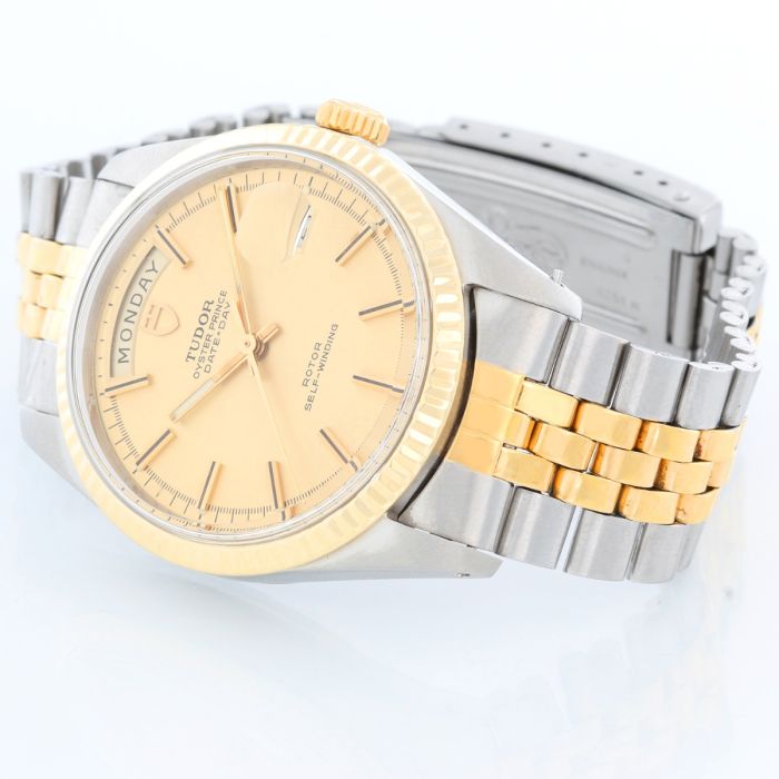 Tudor Two Tone Day Date Watch 7019 3