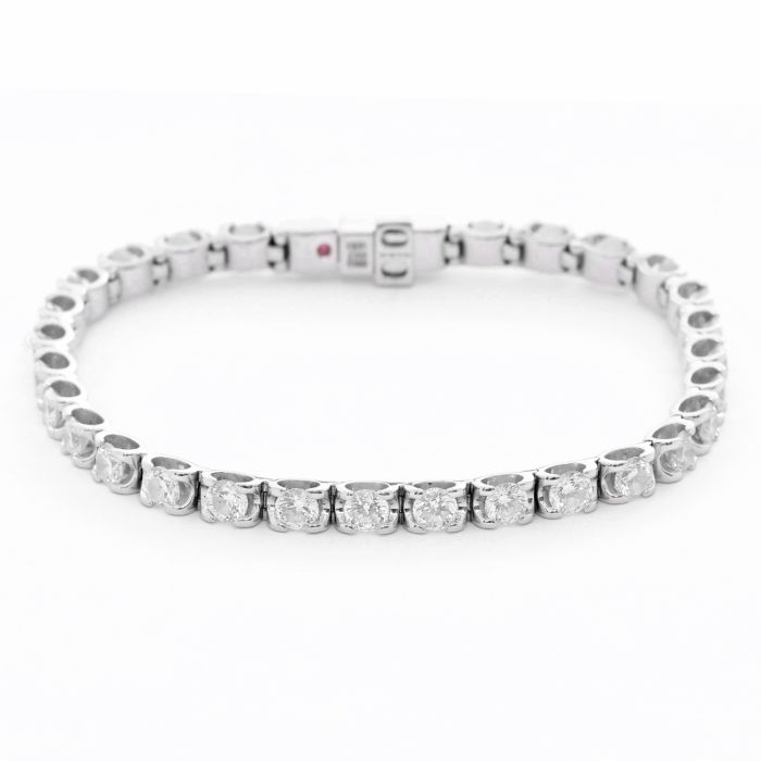 Roberto Coin 18K White gold Cento Collection Tennis Bracelet