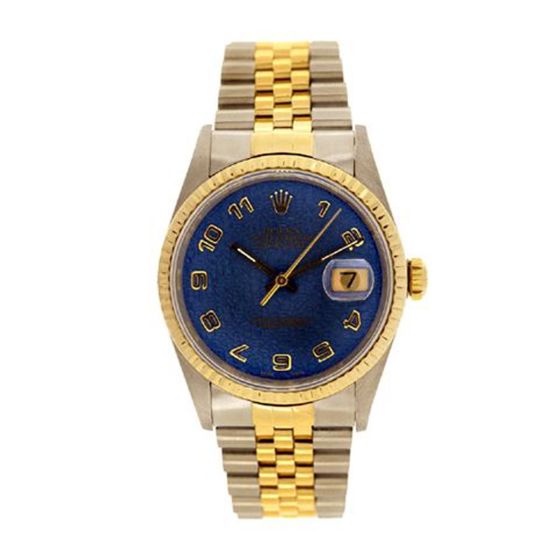 Rolex Datejust Men's 2-Tone Steel & Gold Watch 16013