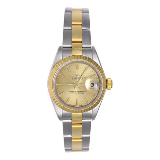 Rolex Ladies Datejust 2-Tone Steel & Gold Watch  69173
