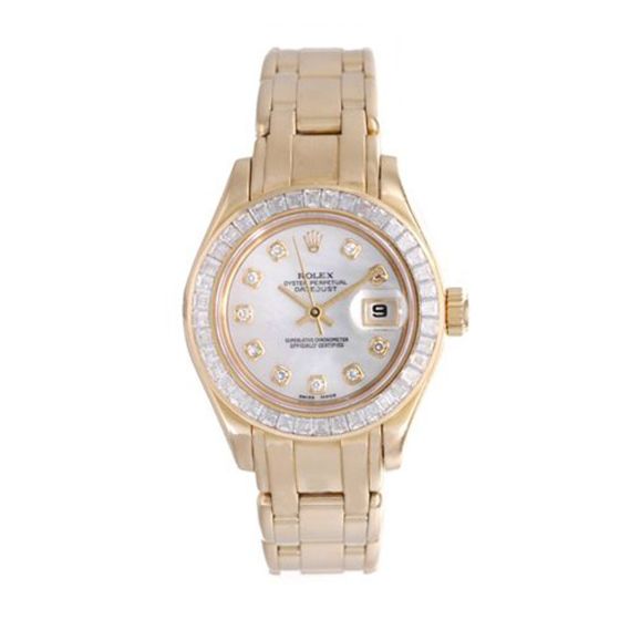 Ladies Rolex Masterpiece/Pearlmaster Watch 69308
