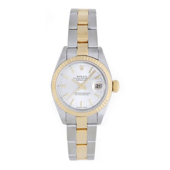 Rolex  Datejust 2-Tone  Ladies Watch 69173 Oyster Bracelet 