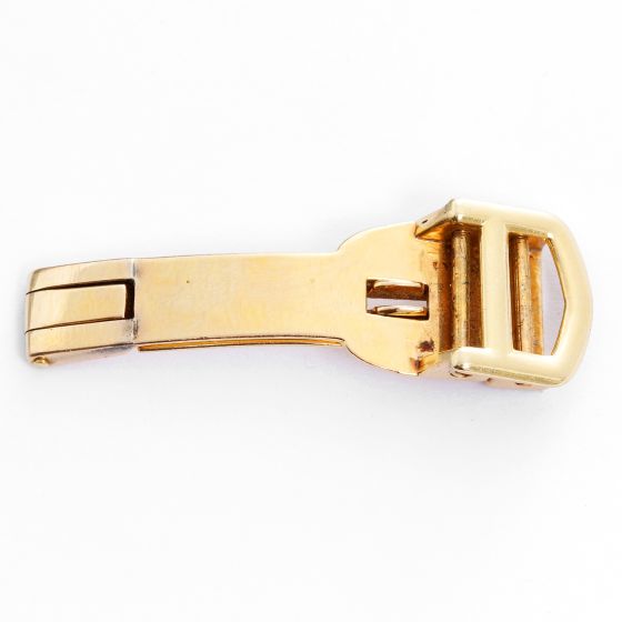Vintage Cartier 18k Yellow Gold Deployant Clasp 10mm