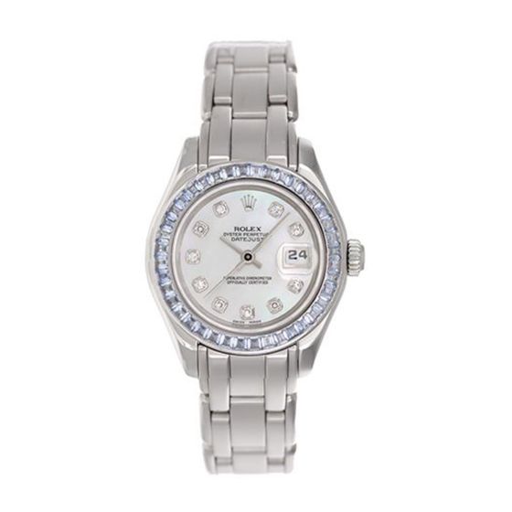 Rolex Masterpiece/Pearlmaster Ladies White Gold Watch 69309