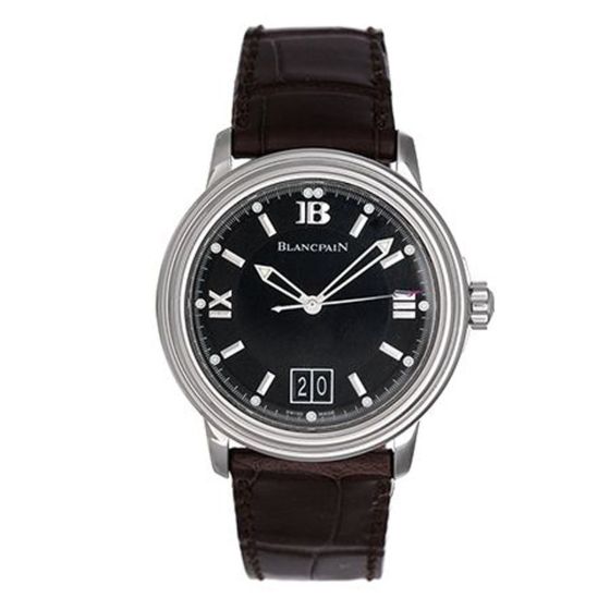 Blancpain Leman Grande Date Men's Steel Watch 2150-1130-53