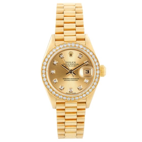 Rolex Ladies President Watch Factory Dial & Bezel  79178