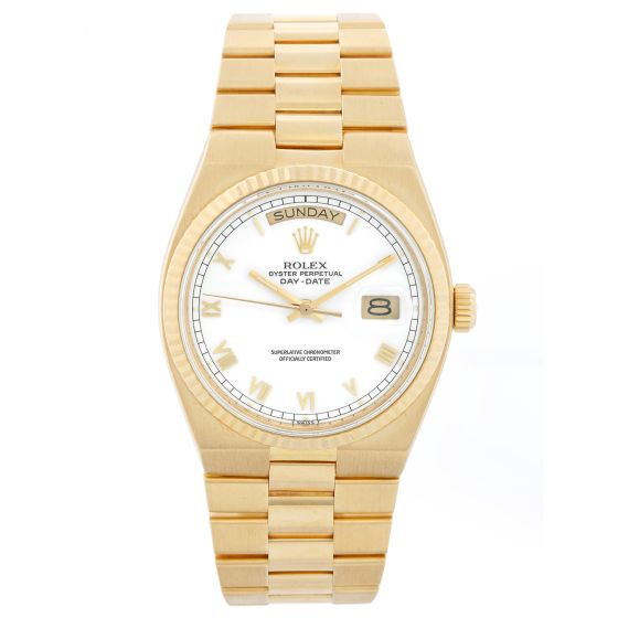 Rolex Oysterquartz President Day-Date Men's 18k Gold Watch 19018