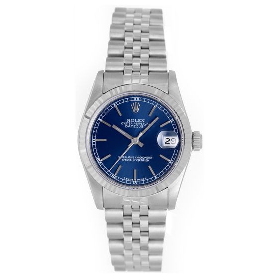 Rolex Datejust Midsize Men's or Ladies Steel Watch 68274