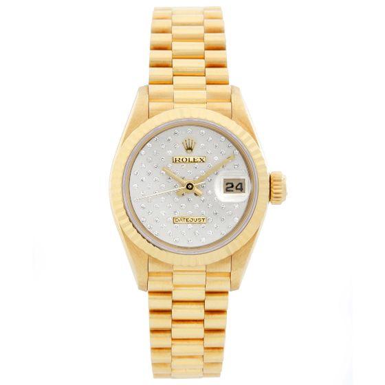 Rolex President  Ladies Watch with Genuine Pleiade Diamond Dial 79178