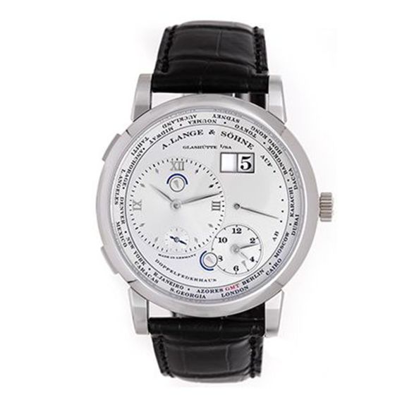 A. Lange & Sohne Lange 1 Time zone Men's Platinum Watch 116.025