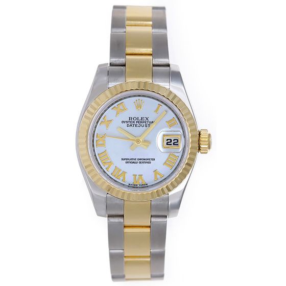 Rolex  Datejust Ladies 2-Tone Diamond Watch 179173