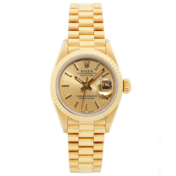 Rolex Lady President 18k Yellow Gold Ladies Watch 79178