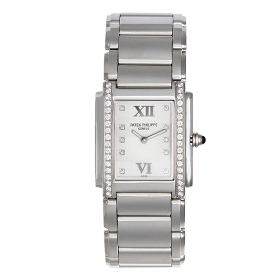 Patek Philippe Twenty-4 Watch 4910/10A Silver/White Dial 