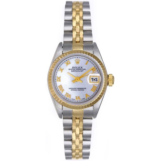 Rolex  Datejust 2-tone Steel & Gold Ladies Watch 69173